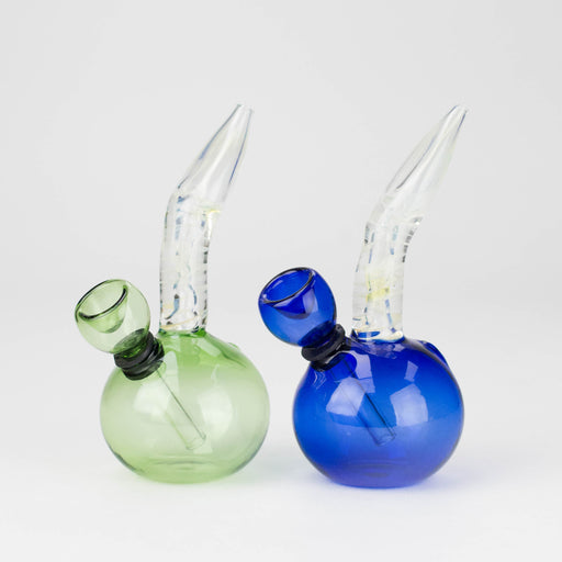 5.5" changing color glass water bong Glass Bong Bongzie Smokes