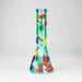 10" 3D Under The Sea Design Glass Beaker Bong-Glow in the dark Glass Bong 777 Smoke