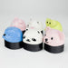 2.5" Cute Animal Design Metal Grinder 4 Layers - Box of 6 Display Pack 777 Smoke