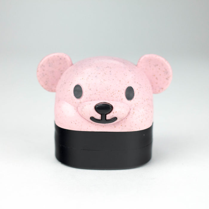 2.5" Cute Animal Design Metal Grinder 4 Layers - Box of 6 Display Pack 777 Smoke