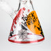 10" Halloween Design Glass Beaker Bong-Glow in the dark Glass Bong 777 Smoke