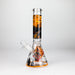 10" Halloween Design Glass Beaker Bong-Glow in the dark Glass Bong 777 Smoke Design4