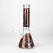 10" Furious Skull Design Glass Beaker Bong-Glow in the dark Glass Bong 777 Smoke