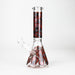10" Furious Skull Design Glass Beaker Bong-Glow in the dark Glass Bong 777 Smoke Desgin3