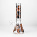 10" Furious Skull Design Glass Beaker Bong-Glow in the dark Glass Bong 777 Smoke Design4