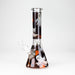 10" Cute Ghost Design Glass Beaker Bong-Glow in the dark Glass Bong 777 Smoke Design1