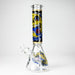 14" Monster Design 7mm Thick Heavy Duty Glass Beaker Bong Glass Bong 777 Smoke Design2