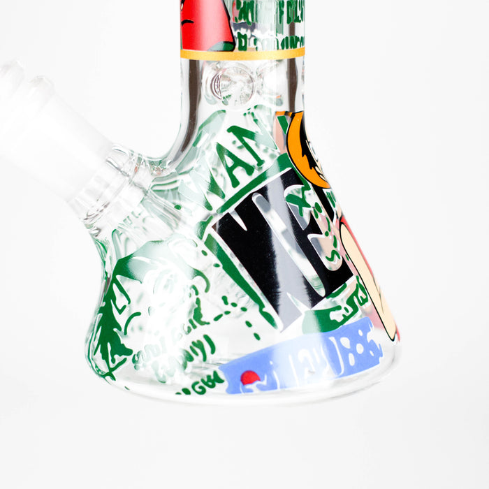 7.5" 4mm OP Design Beaker Bong [PIP881] Glass Bong NIBO Distribution