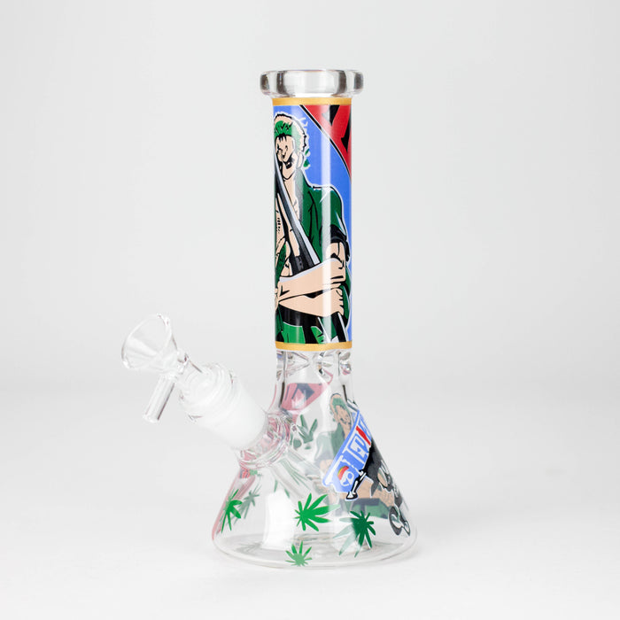 7.5" 4mm OP Design Beaker Bong [PIP881] Glass Bong NIBO Distribution Design D