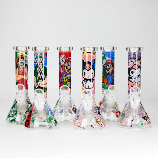 7.5" 4mm OP Design Beaker Bong [PIP881] Glass Bong NIBO Distribution