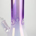 10" Smoke On The Ice Two-Tone Glass Beaker Bong with Octagon Base Glass Bong 777 Smoke