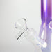 10" Smoke On The Ice Two-Tone Glass Beaker Bong with Octagon Base Glass Bong 777 Smoke