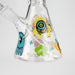 10" Monster Graffiti Design Glass Beaker Bong Glass Bong 777 Smoke
