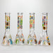10" Monster Graffiti Design Glass Beaker Bong Glass Bong 777 Smoke