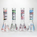10" Cartoon Girl Design Glass Beaker Bong Glass Bong 777 Smoke