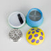 2.2" 4-Layer Mushroom Shaped Metal Herb Grinder — Box of 6 Display Pack 777 Smoke