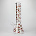 14" Love Design 7mm Thick Heavy Duty Glass Beaker Bong Glass Bong 777 Smoke