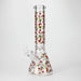14" Love Design 7mm Thick Heavy Duty Glass Beaker Bong Glass Bong 777 Smoke Design2