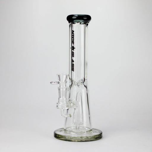 NG | 12 inch Hexagon Tube Cone Perc Bong [YN1183] Glass Bong High-End Brands Glass Black