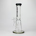 NG | 12 inch Hexagon Tube Cone Perc Bong [YN1183] Glass Bong High-End Brands Glass Black