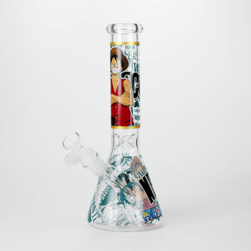 10" Anime Legends Design Glass Beaker Bong Glass Bong 777 Smoke Design1