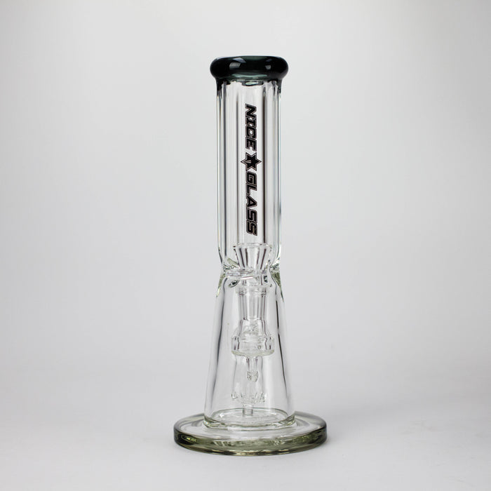 NG | 12 inch Hexagon Tube Cone Perc Bong [YN1183] Glass Bong High-End Brands Glass