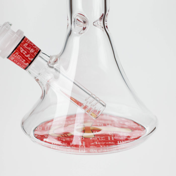 10" Pharaoh's Legacy Design Glass Beaker Bong Glass Bong 777 Smoke