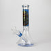10" Pharaoh's Legacy Design Glass Beaker Bong Glass Bong 777 Smoke Blue