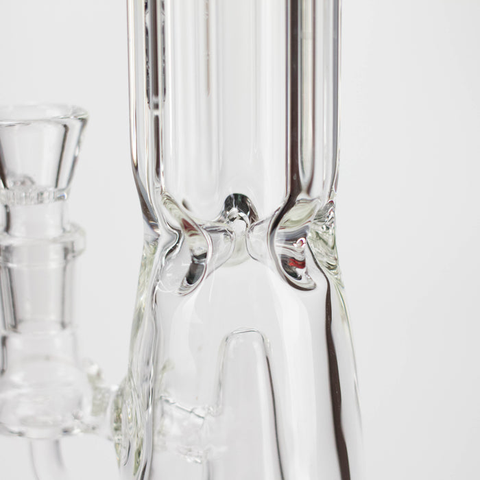 NG | 12 inch Hexagon Tube Cone Perc Bong [YN1183] Glass Bong High-End Brands Glass