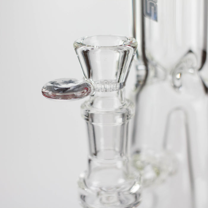 NG | 12 inch Hexagon Tube Cone Perc Bong [YN1183] Glass Bong High-End Brands Glass