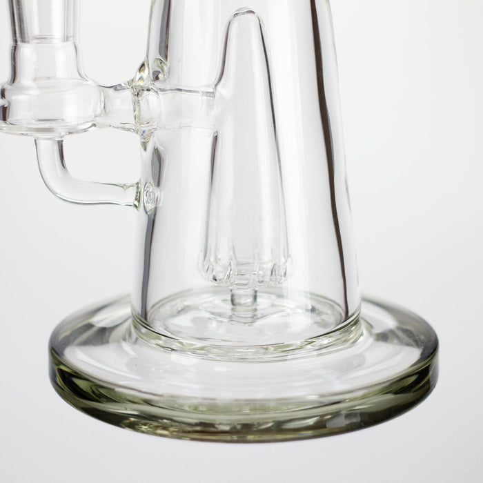 NG | 12 inch Hexagon Tube Cone Perc Bong [YN1183] Glass Bong High-End Brands Glass