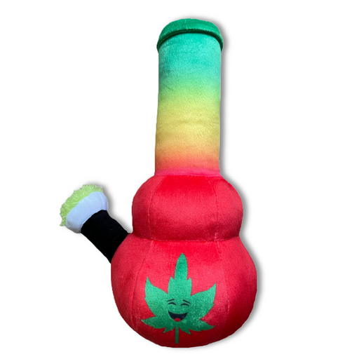 Bo da Bong - Parody Plush Rasta Color Squeaker Dog Toy - 9" For Pet PAW:20