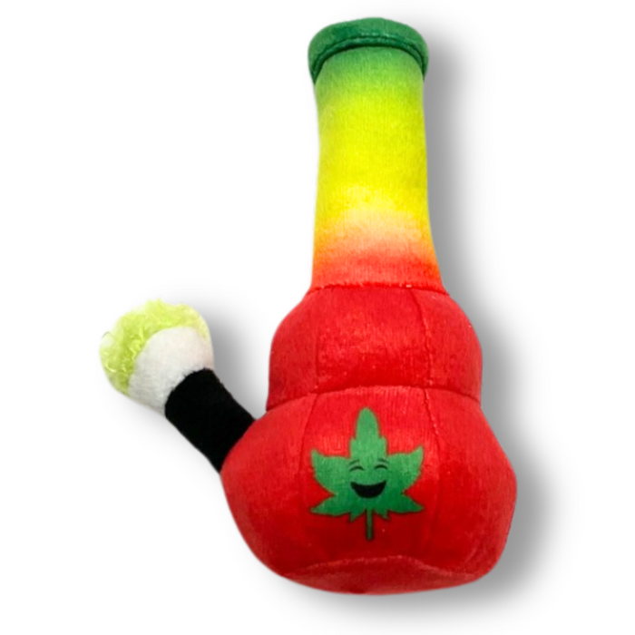 Lil Bo da Bong- Parody Plush Rasta Color Catnip Cat Toy - 5" For Pet PAW:20