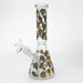 10" Cartoon Mushroom Design Glass Beaker Bong – Glow in the Dark Glass Bong 777 Smoke Design1