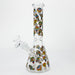 10" Cartoon Mushroom Design Glass Beaker Bong – Glow in the Dark Glass Bong 777 Smoke