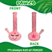 Harmony Bong - Parody Plush Squeaky Dog Toy - 10" For Pet PAW:20