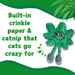Lil' Mary Jane the Marijuana Leaf - Plush Catnip Cat Toy - 6" For Pet PAW:20