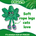 Lil' Mary Jane the Marijuana Leaf - Plush Catnip Cat Toy - 6" For Pet PAW:20