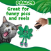 Lil' Mary Jane the Marijuana Leaf - Plush Catnip Cat Toy - 6" For Pet PAW:20