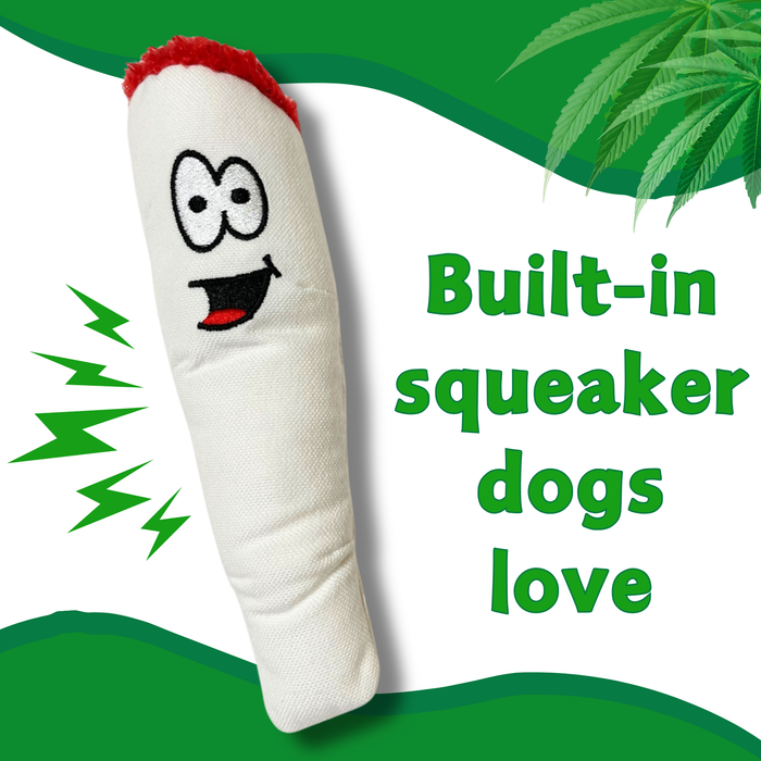 Jay the Joint - Parody Squeaky Dog Toy - 7" For Pet PAW:20