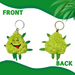 Bud the Weed Nug Keychain - Stuffed Parody Pot Nug - 2" Gadget PAW:20