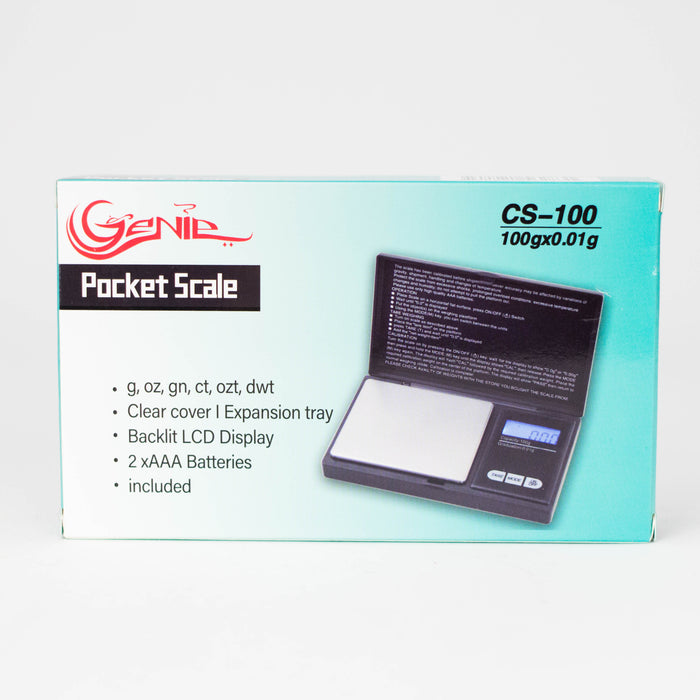 Genie | CS-100 Pocket Scale – 100g × 0.01g Scale BB Canada