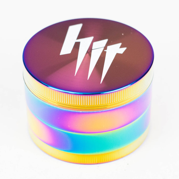 HIT | Rainbow Metal Grinder 4parts 63mm 4parts 6 display [HIT804] Display Pack NIBO Distribution