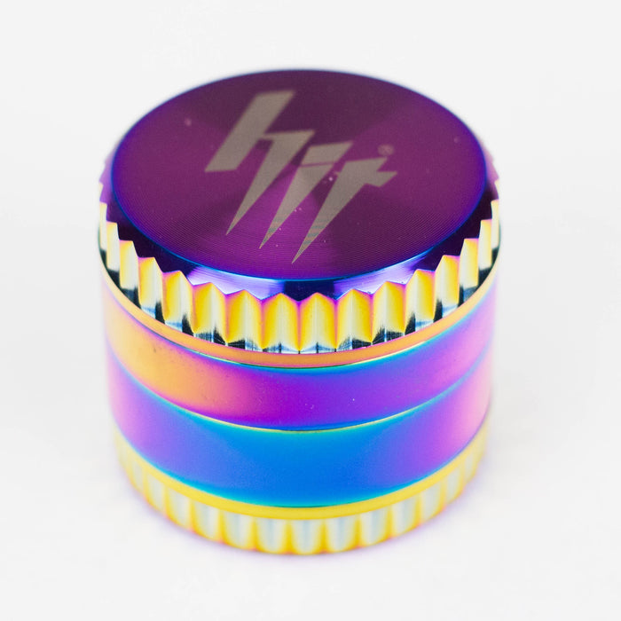 HIT | Rainbow 50mm Metal Grinder 4 parts Grip Cap 12 display [GRI738] Display Pack NIBO Distribution