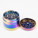 HIT | Rainbow 50mm Metal Grinder 4 parts Grip Cap 12 display [GRI738] Display Pack NIBO Distribution