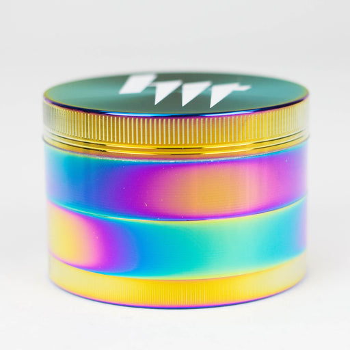 HIT | Rainbow Metal Grinder 4parts 63mm 4parts 6 display [HIT804] Display Pack NIBO Distribution