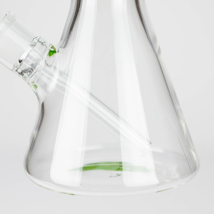 FOGGX | 14" Sandblasted Beaker Glass Water Pipe – 7mm Thick [FT321] Glass Bong LEHIGH WHOLESALE