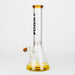 FOGGX | 14" Beaker Glass Bong – 7mm Thick [FT540] Glass Bong LEHIGH WHOLESALE Amber