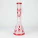 FOGGX | 14" Sandblasted Frosted Small Skull Beaker Glass Water Pipe – 7mm Thick [FT1649ATS] Glass Bong LEHIGH WHOLESALE
