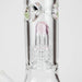 FOGGX | 14" Glass Water Pipe with Percolator [FT187] Glass Bong LEHIGH WHOLESALE